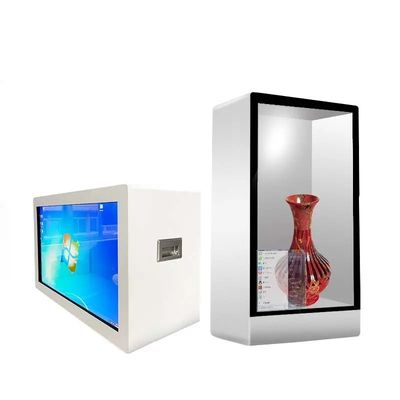 55 pollici Stand LCD trasparente vetrina touch screen LCD Display Cabinet 1920x1080