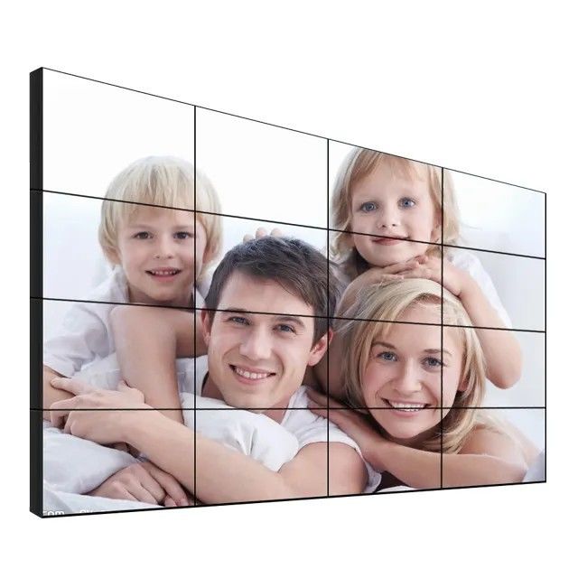 49 pollici 4x4 LCD Splicing Wall Video Player Ultra Narrow Bezel Monitor da 3,5 mm