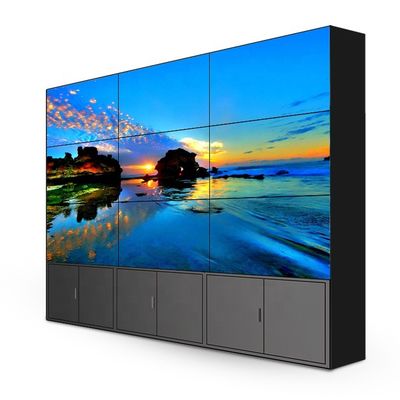 Ultra Narrow Edge UHD LCD Splicing Screen 55 Inch 3,5 mm Indoor Video Wall Display