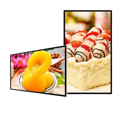 Display pubblicitario LCD 4G Wifi a parete da 43 pollici con bordi ultra sottili e stretti