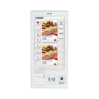 Chiosco self-service da 21,5 pollici a parete con touchscreen capacitivo per check-in e vendita