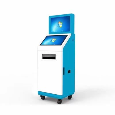 Chiosco self-service da 19 pollici a schermo tattile con risoluzione 1920x1080 e lettore di carte d'identità da stampante A5