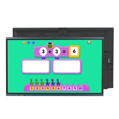 Disco portatile LCD interattivo a 86 pollici per l'insegnamento