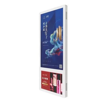Display pubblicitario per ascensore Android da 18,5 pollici ad alta luminosità, schermo LCD, segnaletica digitale