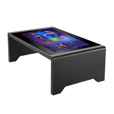 Tavolo da gioco con schermo digitale a tocco a 43 pollici con vetro in acciaio inossidabile