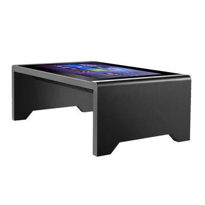 Tavolo da gioco con schermo digitale a tocco a 43 pollici con vetro in acciaio inossidabile