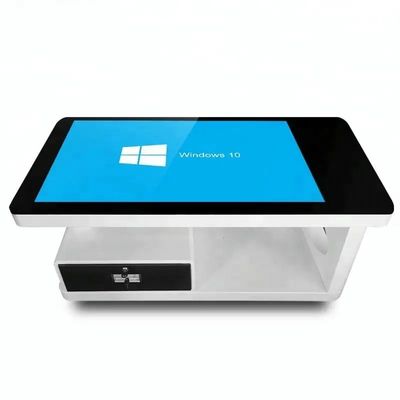 Tavolo interattivo touch screen da 43 pollici con Windows 10 e telaio in lega di alluminio per aziende e istruzione