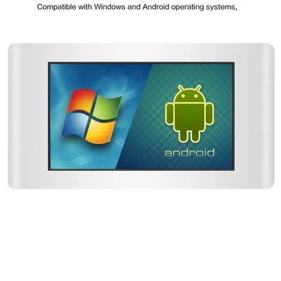 Tavolo interattivo con schermo touch da 55 pollici in lega di alluminio con consumo energetico di 110W e display multi-touch