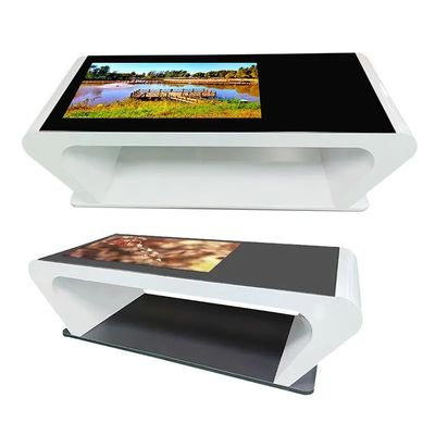 55 pollici Interactive Touch Screen Table con ricarica wireless e Multi-Touch Capacitive Smart Coffee Table