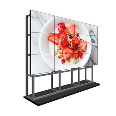 Schermo LCD da 55 pollici con risoluzione 4K e cornice sottile per applicazioni di videowall