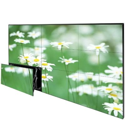 Schermo LCD da 55 pollici con risoluzione 4K e cornice sottile per applicazioni di videowall
