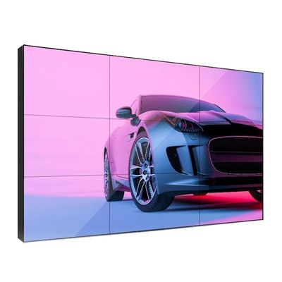 Screen LCD ad alta luminosità da 49 pollici con bordello stretto da 0,88 mm per pubblicità video a muro interno