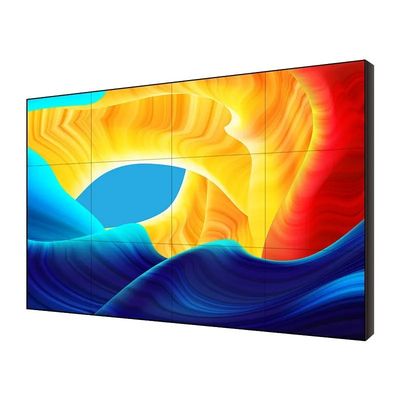 Schermo LCD da 55 pollici 1.8mm senza cornice per videowall interni con luminosità 500cd/m²