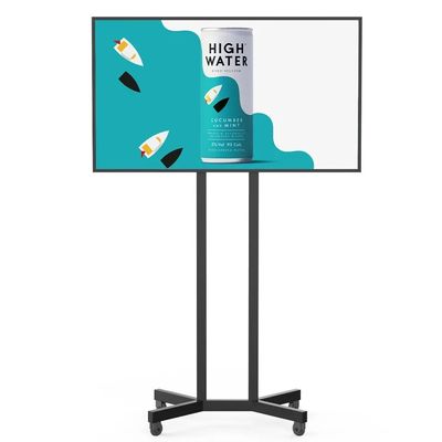 Display pubblicitario LCD in metallo da 125 W con risoluzione 1920x1080 per segnaletica digitale commerciale