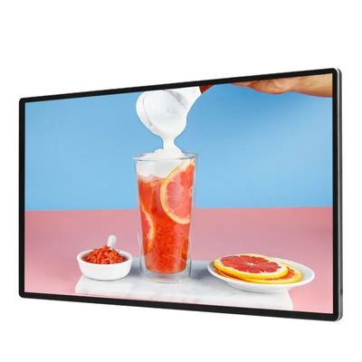 Display pubblicitario LCD a parete da 98 pollici con risoluzione 1920 x 1080 e protezione IP55 IP65