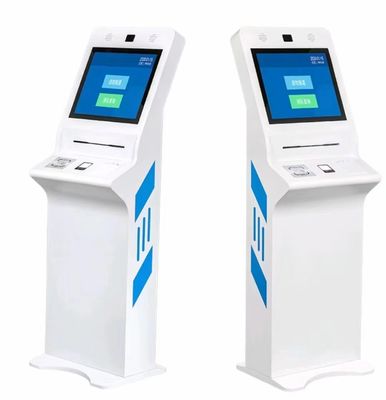 Sistema di chiosco interattivo touch screen da 24 pollici con lettore di carte d'identità