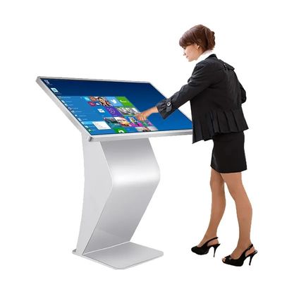 Display touchscreen 4K a pavimento digitale da 50 pollici con schermo touchscreen capacitivo