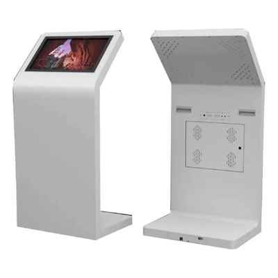 Chiosco digitale da terra con touchscreen da 21,5 pollici, alta luminosità e display ad alta definizione