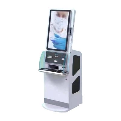 Chiosco self-service da 32 pollici con schermo tattile con potenza di 67W e funzionalità personalizzabili per il check-in in ospedale