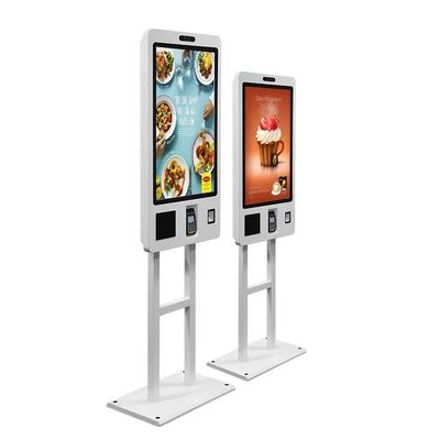 Chiosco per ordinazioni self-service con schermo touch capacitivo da 21,5 pollici montato a parete