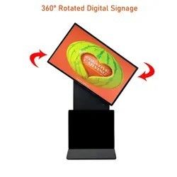Chiosco Digitale con Schermo Touch a Infrarossi da 43 Pollici e Display Rotante a 360 Gradi per Pubblicità