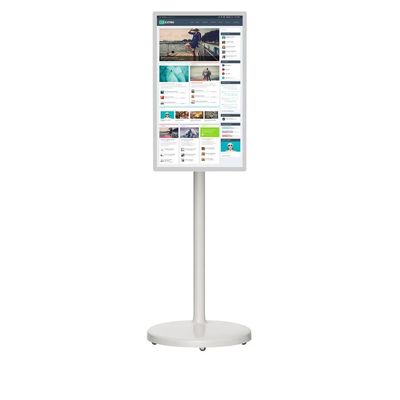 Chiosco Digitale Touch Screen Portatile da Pavimento da 24 Pollici con Android NFC e Schermo Personalizzabile