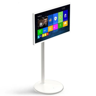 Chiosco Digitale Touch Screen Portatile da Pavimento da 24 Pollici con Android NFC e Schermo Personalizzabile