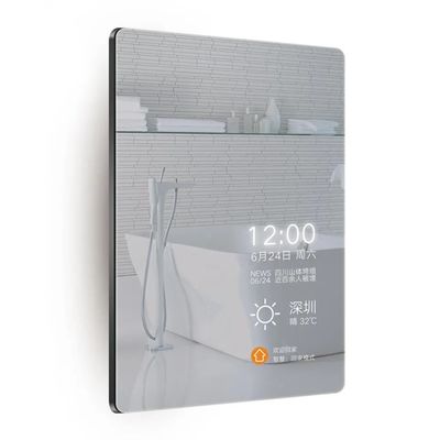 21.5 pollici Specchio a muro Display pubblicitario Smart touch screen Specchio di trucco
