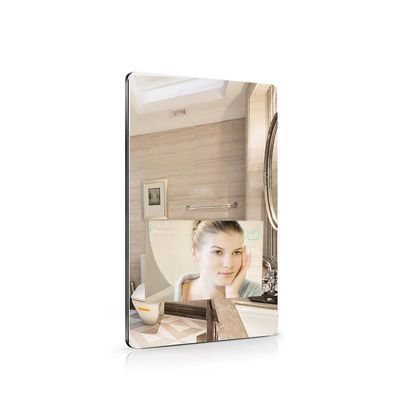 21.5 pollici Specchio a muro Display pubblicitario Smart touch screen Specchio di trucco