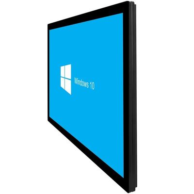 Monitor touch screen a infrarossi da 55 pollici con display LCD a montaggio a parete e touch capacitivo a 10 punti