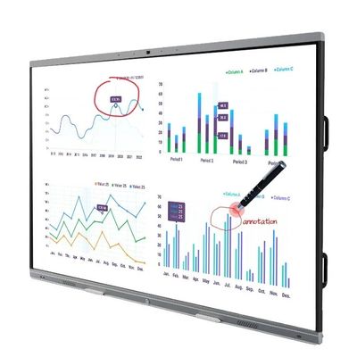 Multimedia LCD Digital Interactive Whiteboard Screen 85 pollici per la sala riunioni