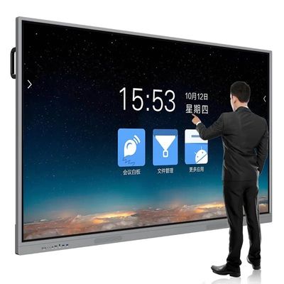 Monitor con schermo piatto interattivo da 100 pollici Full HD Multi-touch con lavagna digitale interattiva