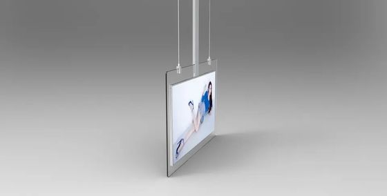 55 pollici doppio schermo display LCD pubblicitario ad alta luminosità con luminosità di 1500 nits