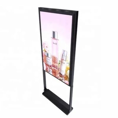 Display pubblicitario da 200W a pavimento ad alta luminosità 55 pollici 16:9 per finestra