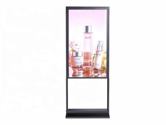 Display pubblicitario ad alta luminosità da 43 pollici, segnaletica digitale con potenza di 200W e luminosità di 1000 cd/m2