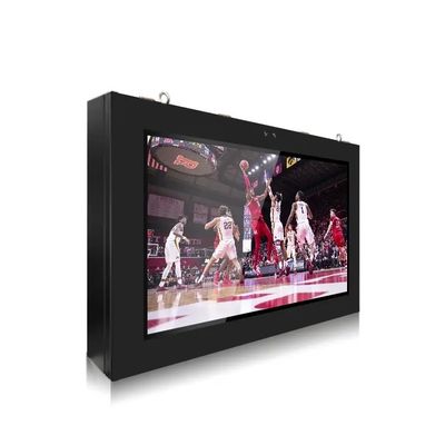 Display pubblicitario esterno a muro da 43 pollici con luminosità 2500cd/m2 e rete 4G Android