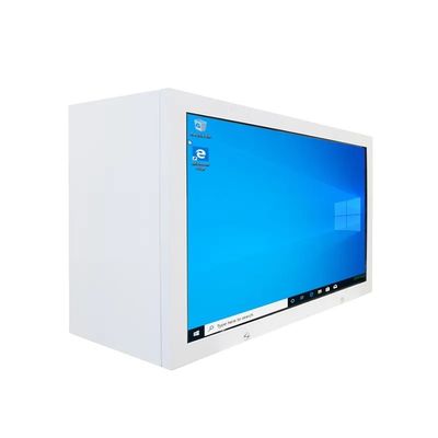Vitrina LCD trasparente ad alta trasparenza da 50 pollici con schermata tattile del sistema Android