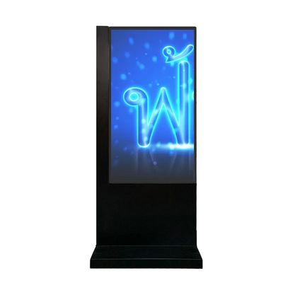 Monitor touch screen trasparente da 55 pollici con lettore video Android e tecnologia infrarosso 10 touch