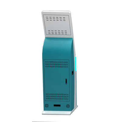 Chiosco touch screen da 32 pollici con stampante A5 e scanner di codici a barre