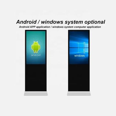 Chiosco digitale con touchscreen da 49 pollici con processore Intel Core I3 e sistema operativo Windows 10 per auto-servizio interattivo