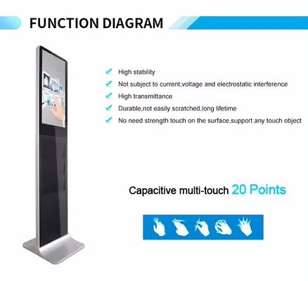 Colore personalizzabile, touch screen a bassa manutenzione, chiosco self-service con opzioni di dimensioni da 22/32 pollici