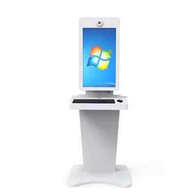 Chiosco digitale a touchscreen in metallo disponibile in 32 pollici con mouse tastiera