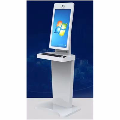 Chiosco digitale con touchscreen da 32 pollici con custodia in metallo, Windows 10 e tastiera/mouse integrati