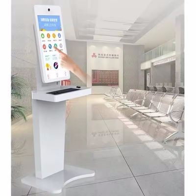 Chiosco digitale con touchscreen da 32 pollici con custodia in metallo, Windows 10 e tastiera/mouse integrati