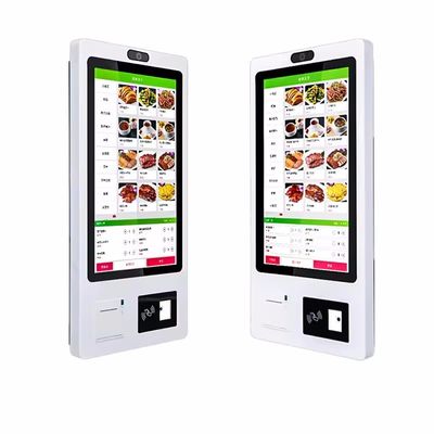 Chiosco digitale con touchscreen da 32 pollici con sistema operativo Windows 10 e involucro in metallo per auto-servizio interattivo