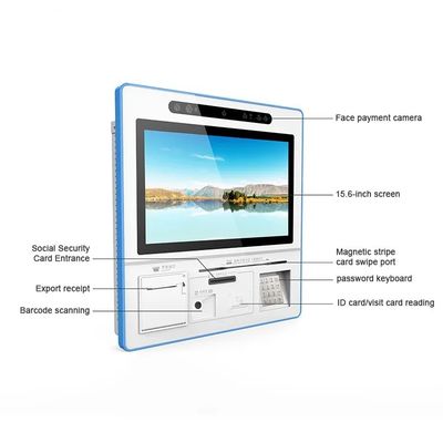 Monitor touch screen ad alta luminosità 300 cd/m2 con risoluzione 1920 x 1080 e tempo di risposta di 5 ms
