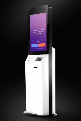 Chiosco di pagamento personalizzabile con display touchscreen per servizi di vendita e informazioni