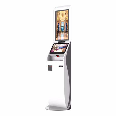 Chiosco self-service Windows 10 con dispenser di carte motorizzato e connettività Bluetooth