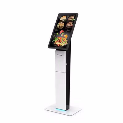 Chiosco di autoservizio a terra con display a LED a touchscreen