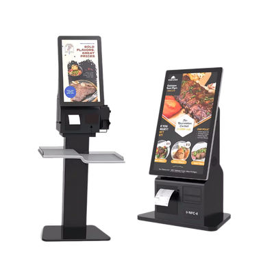 Chiosco di self-order con riconoscimento vocale e logo personalizzabile